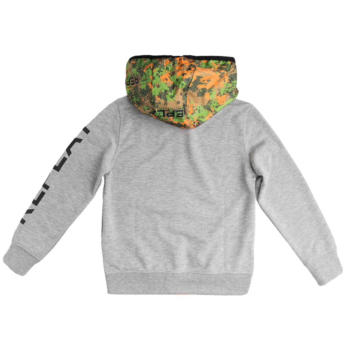 BOY コットン/ ポリフリース CAMOスウェットシャツ 詳細画像 グレーメランジ 2